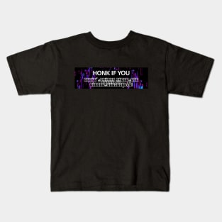 Honk if you glitch Kids T-Shirt